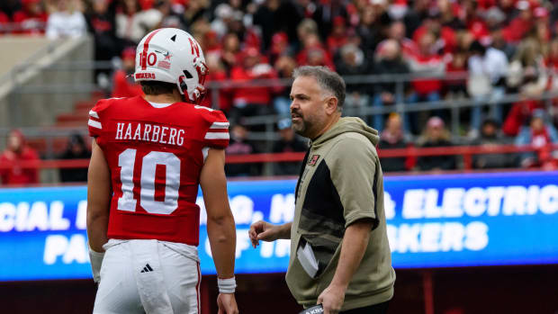 01_Heinrich Haarberg, Matt Rhule_FB vs Maryland 1111